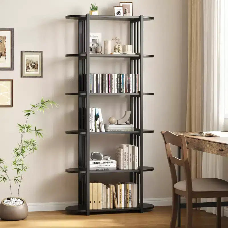 Mobile porta TV in legno massiccio di rovere da 35" con vani aperti e chiusi