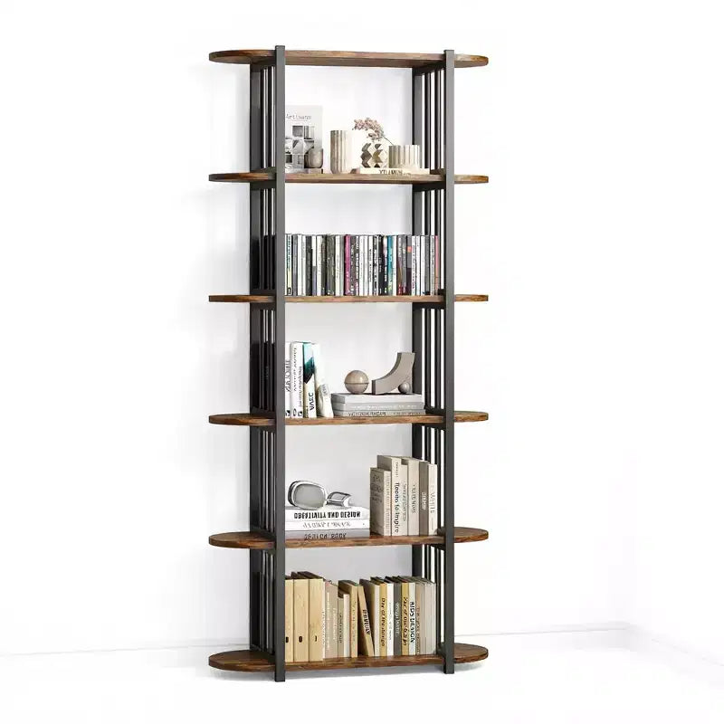 Mobile porta TV in legno massiccio di rovere da 35" con vani aperti e chiusi
