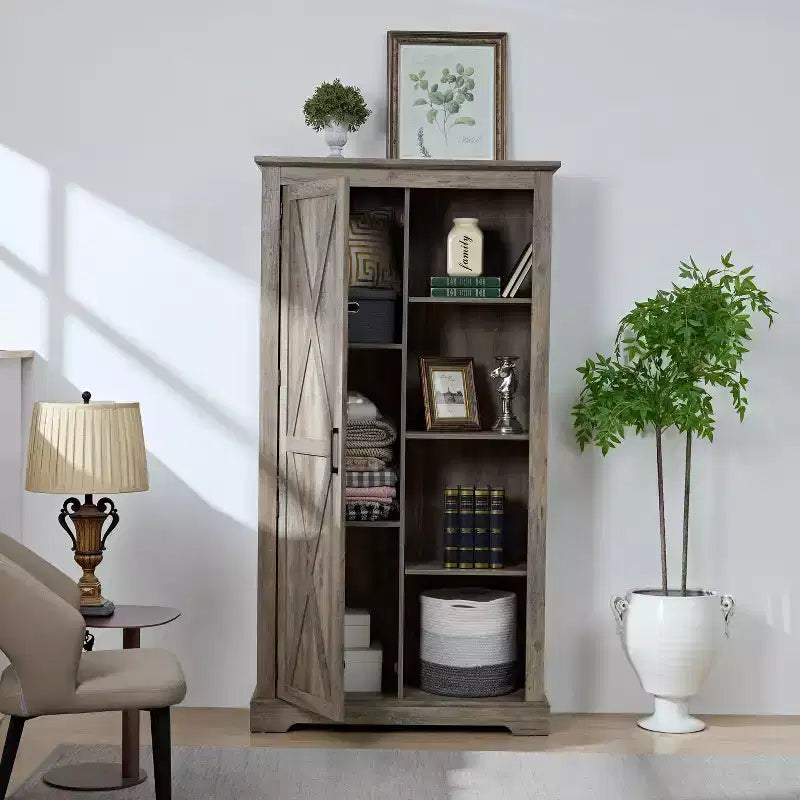 Isola Cucina Bianca con Contenitore, Compatta e Versatile