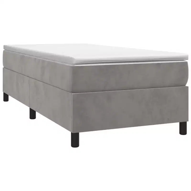 Struttura letto grigio chiaro