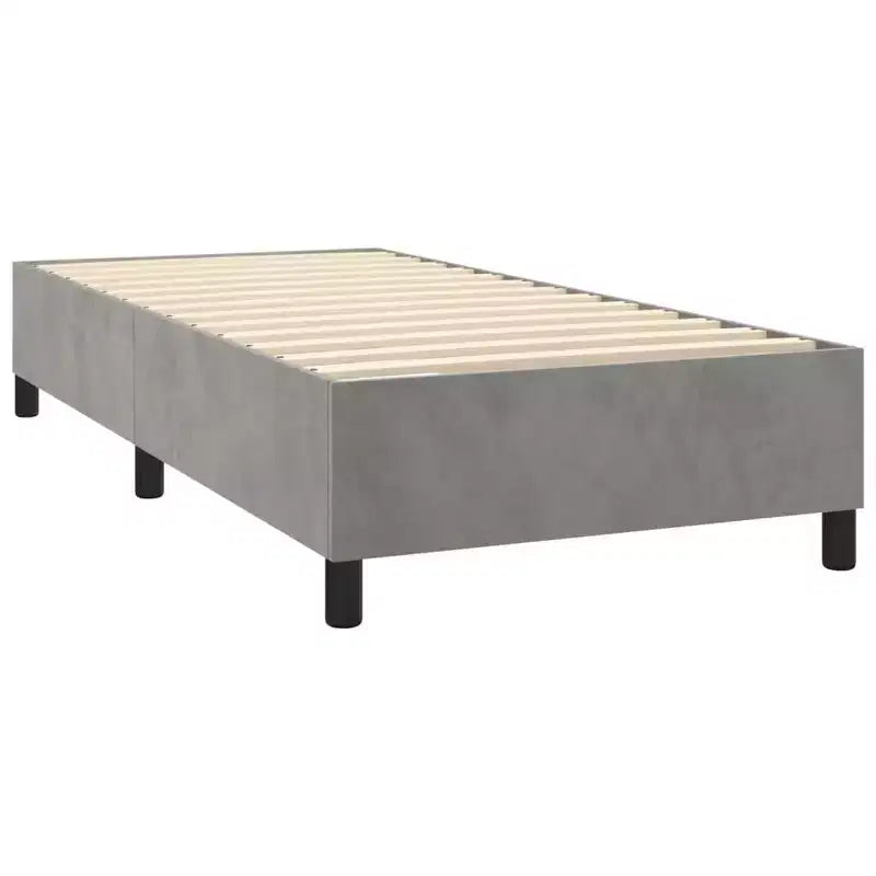 Struttura letto grigio chiaro