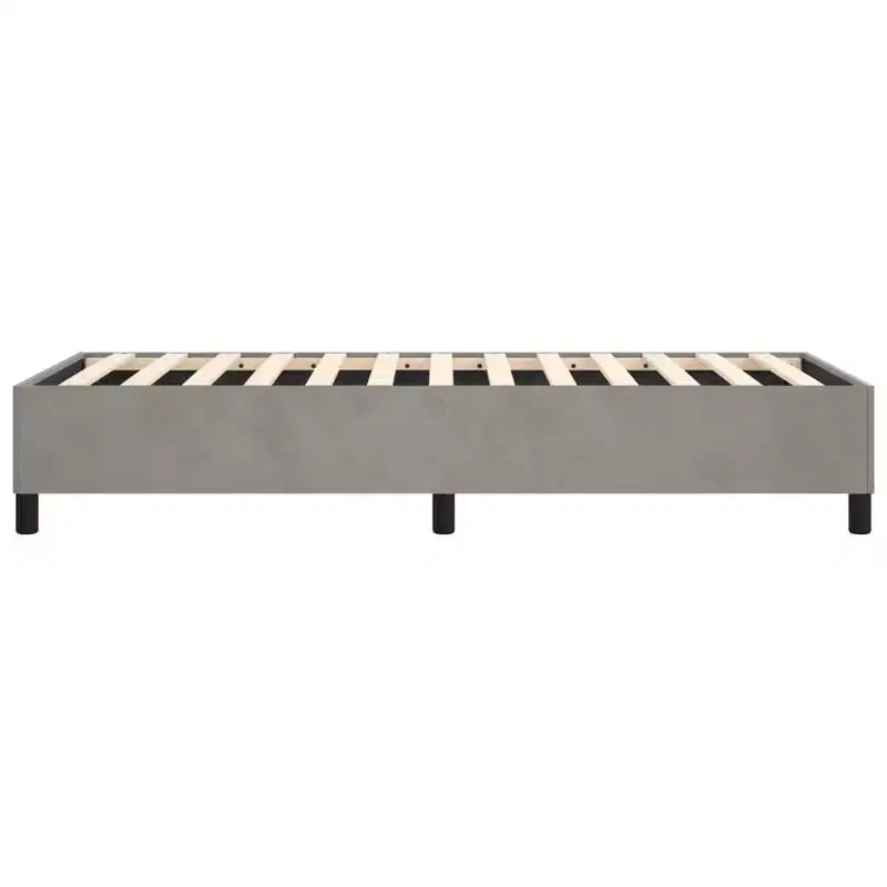Struttura letto grigio chiaro