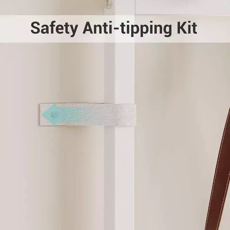 Appendiabiti da Ingresso con Scarpiera, 185cm Mobile Ingresso Salvaspazio Bianco con 7 Ganci 3 Ripiani Scarpiera Struttura in Metallo e Mobiletto in MDF per Ingresso/Camera da Letto/Corridoio