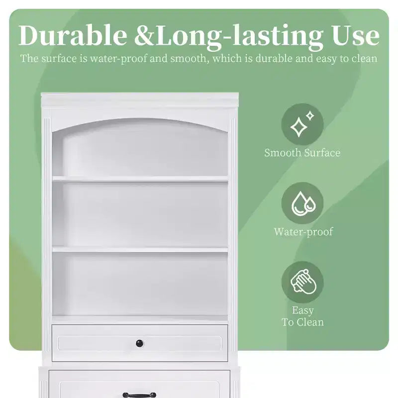 Mobile contenitore per bagno moderno in legno con ante, cassetti e ripiani regolabili