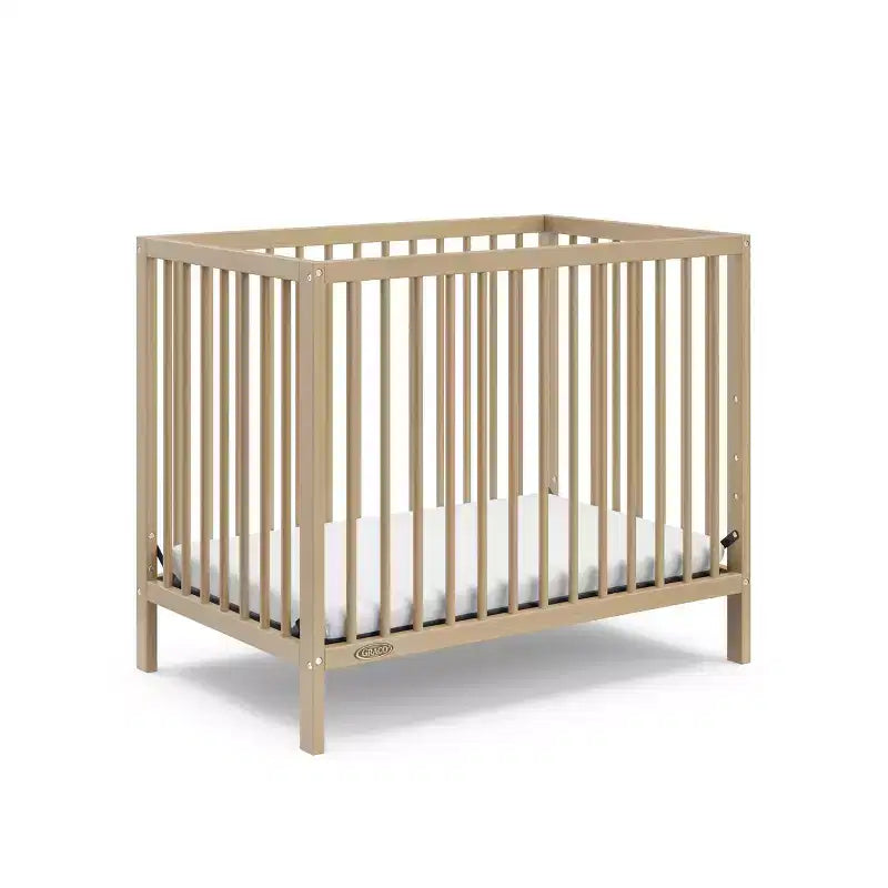 Mini culla convertibile 4-in-1 con materasso, 4 altezze regolabili, certificata GREENGUARD Gold