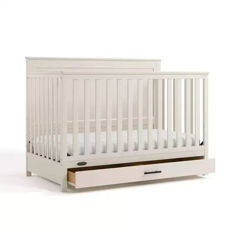 Culla convertibile 5-in-1 con cassetto sotto la culla, cresce con il tuo bambino