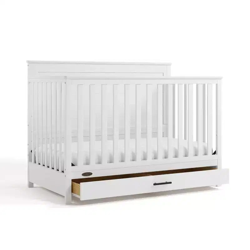 Culla convertibile 5-in-1 con cassetto sotto la culla, cresce con il tuo bambino